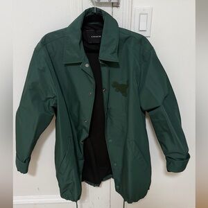 Coach Men's Dark Green Lightweight Jacket